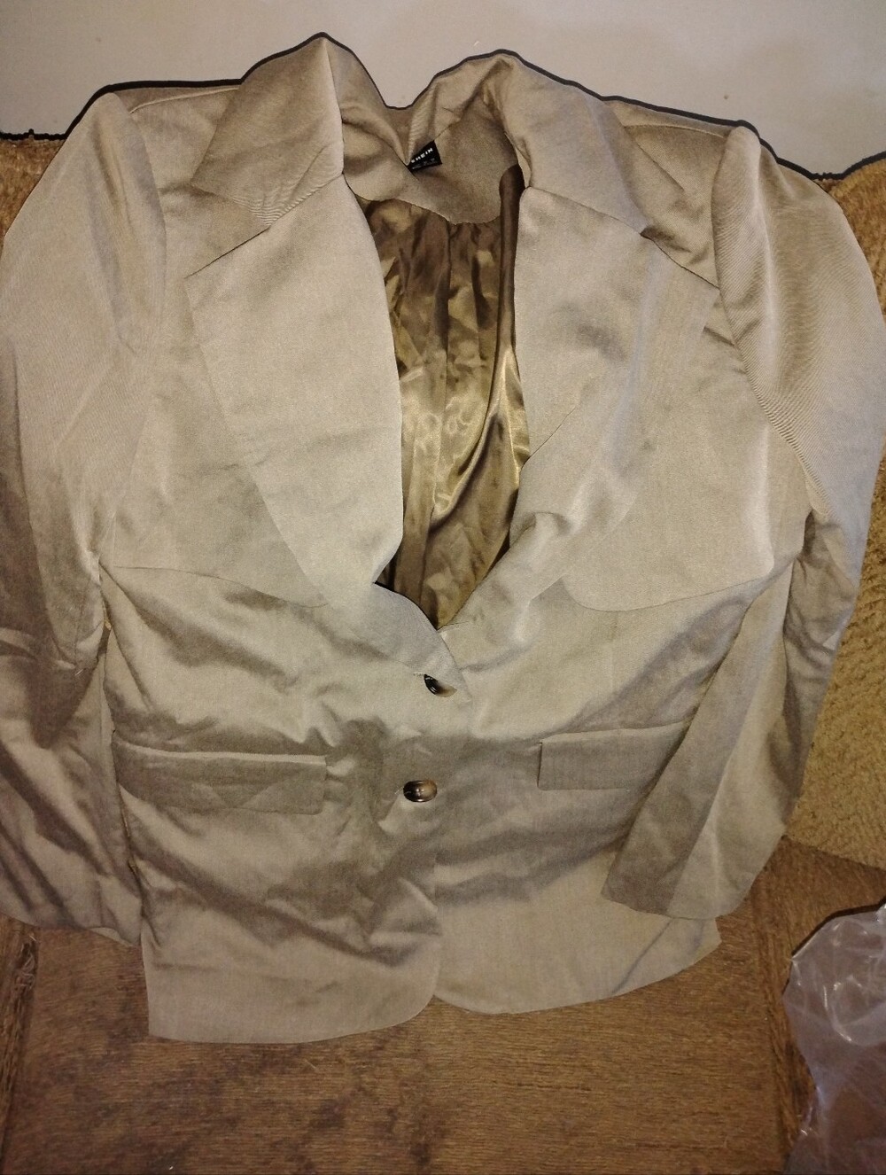 SHEIN Tan Sport Coat Blazer